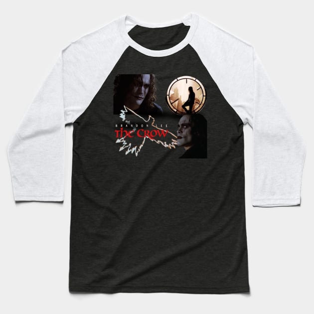 The Crow Brandon Lee Baseball T-Shirt by Kindly Wicked